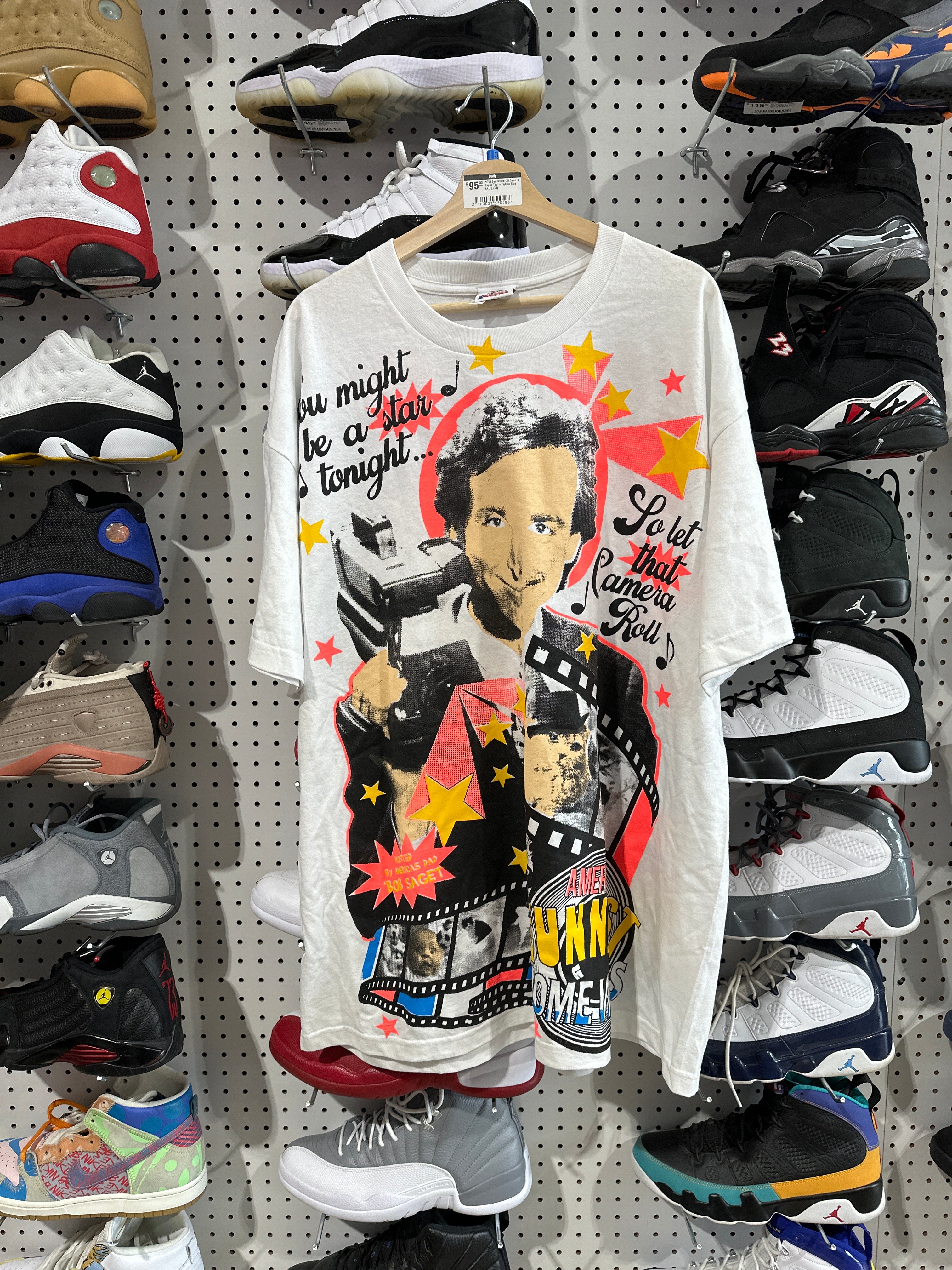 NEW Backstock CO Send it Saget Tee - White Size XXL