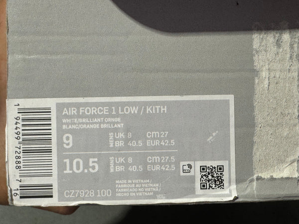 Nike Air Force 1 Low - Kith Knicks Home Size 9