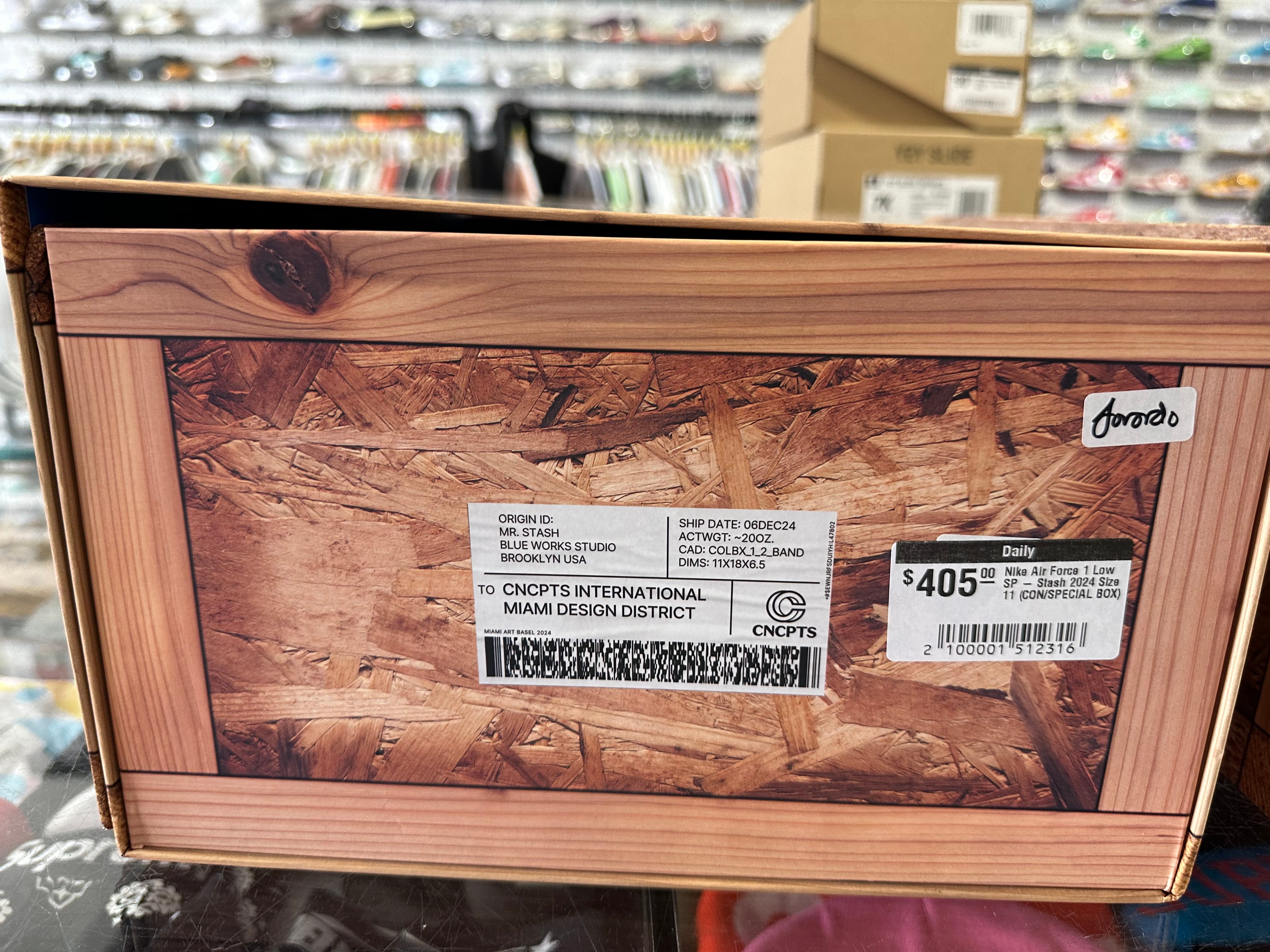 Nike Air Force 1 Low SP - Stash 2024 Size 11 (SPECIAL BOX//SIGNED)