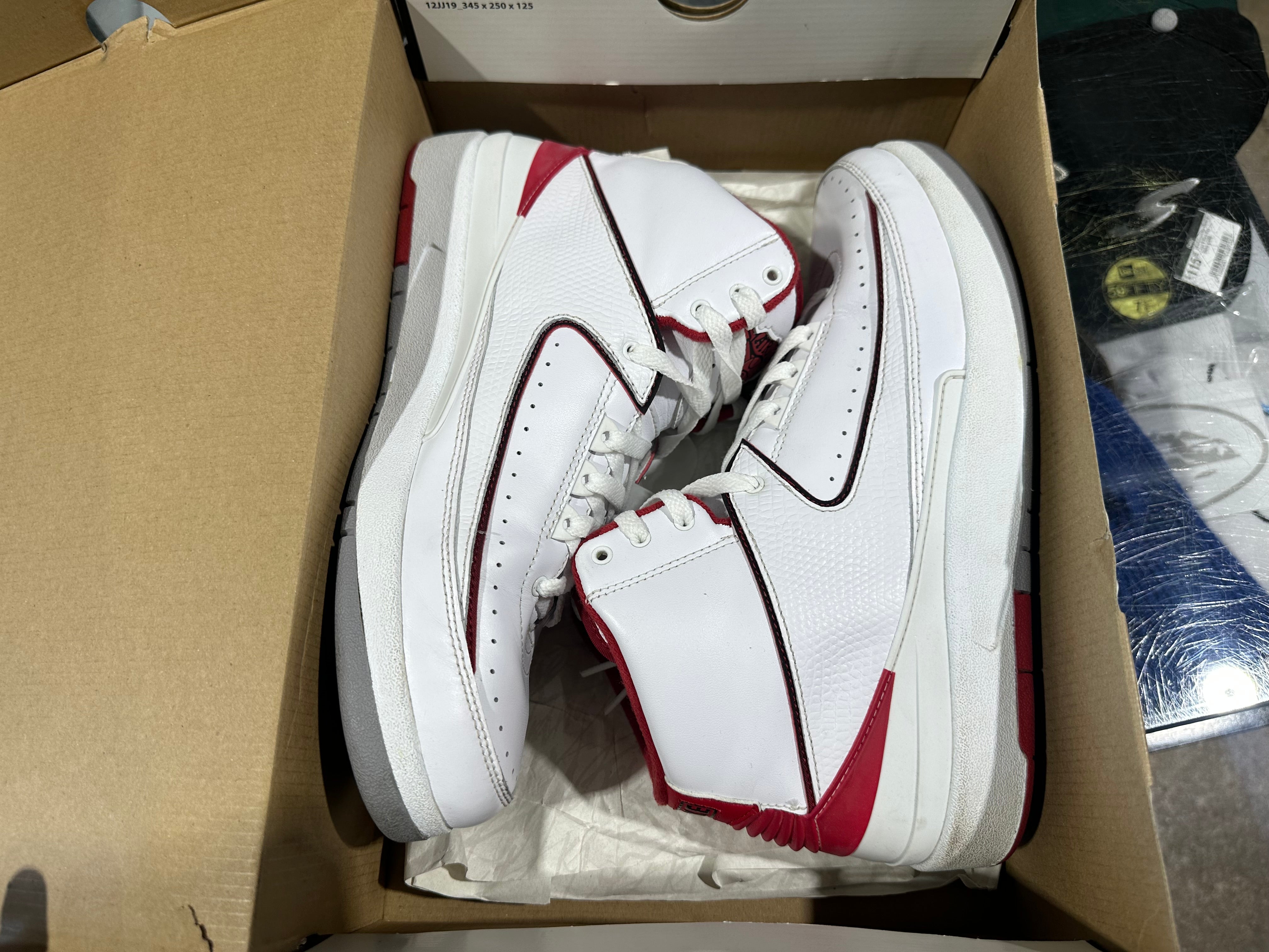 Air Jordan 2 Retro - White Red 2014 Size 10