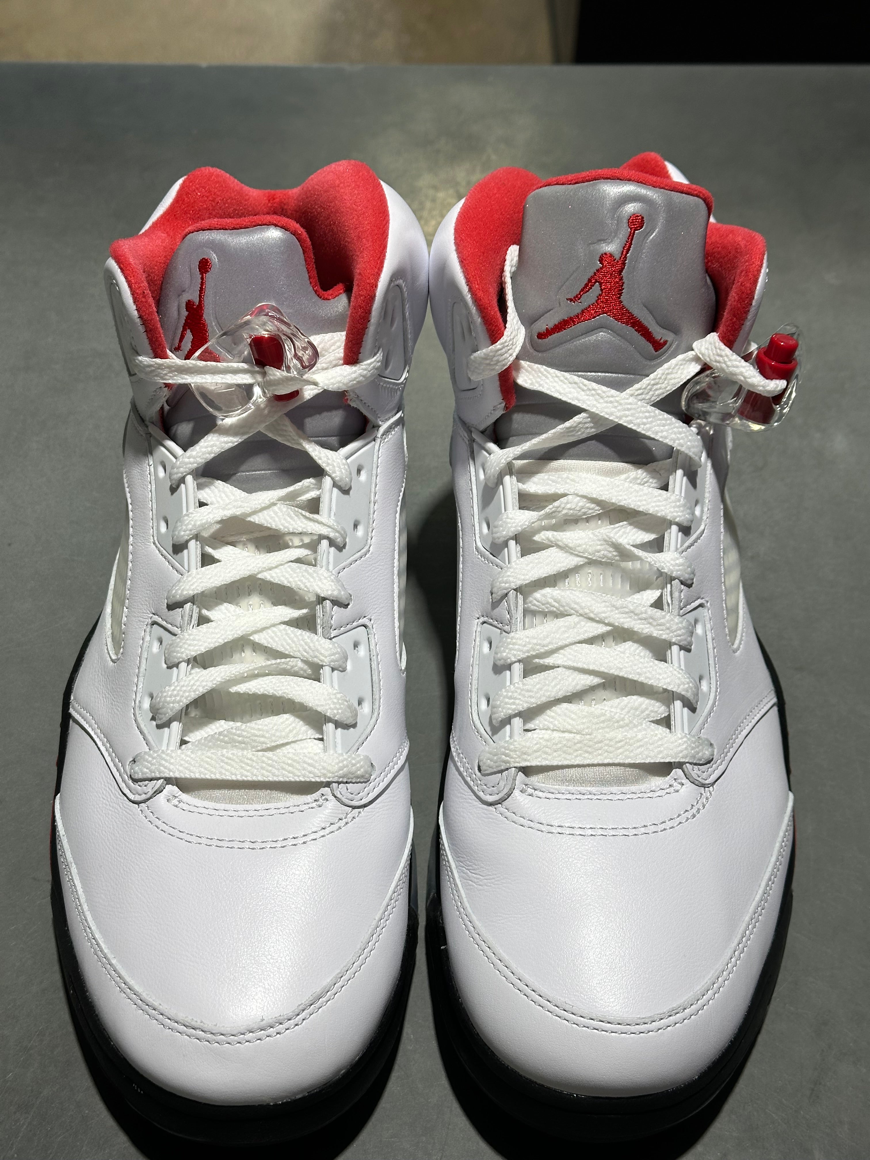 Air Jordan 5 Retro - Fire Red Silver Tongue 2020 Size 11.5