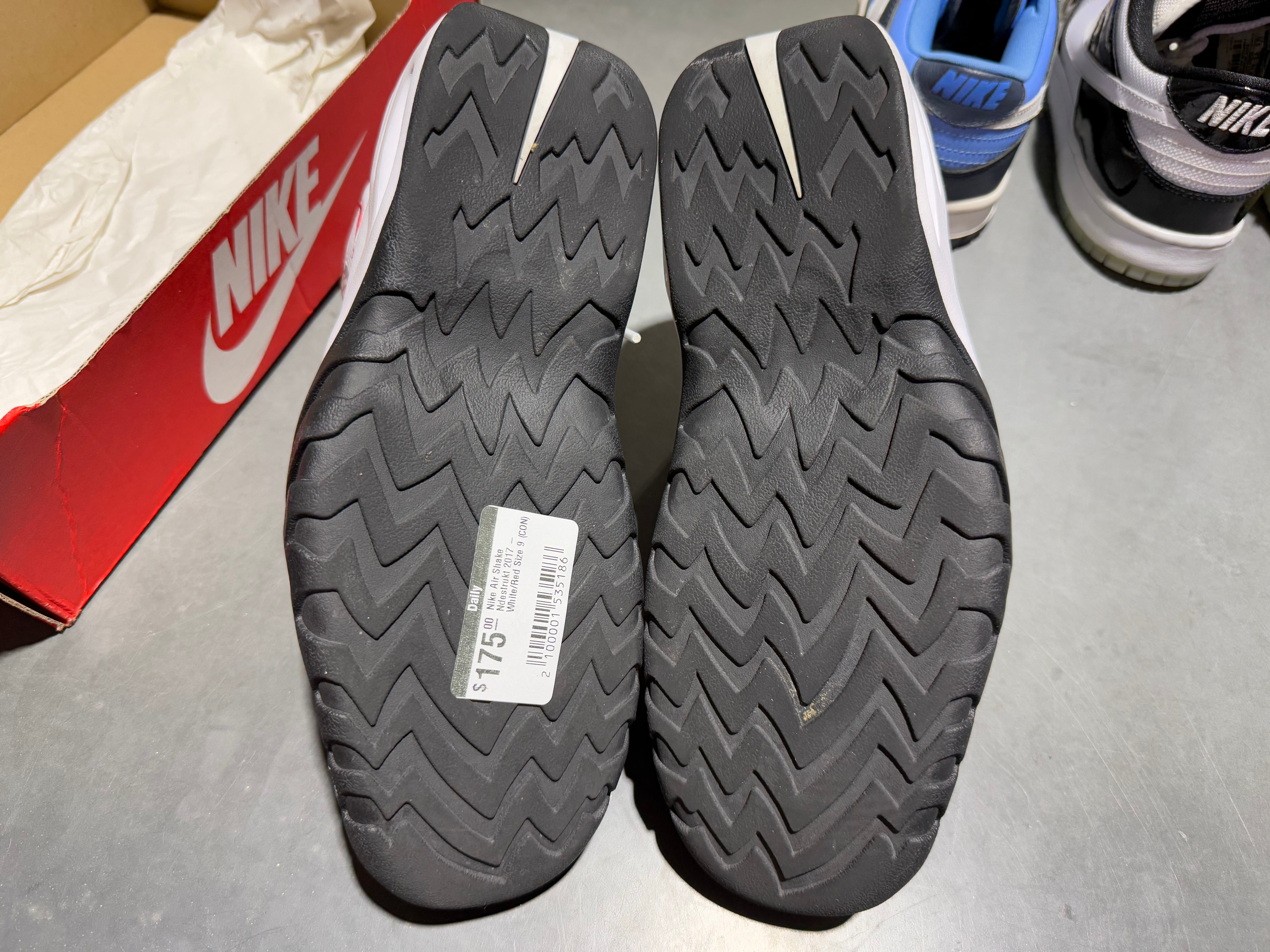 Nike Air Shake Ndestrukt 2017 - White/Red Size 9
