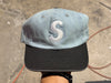 NEW Supreme Pigment Coated 2 Tone S Logo 6 Panel Cap - Denim