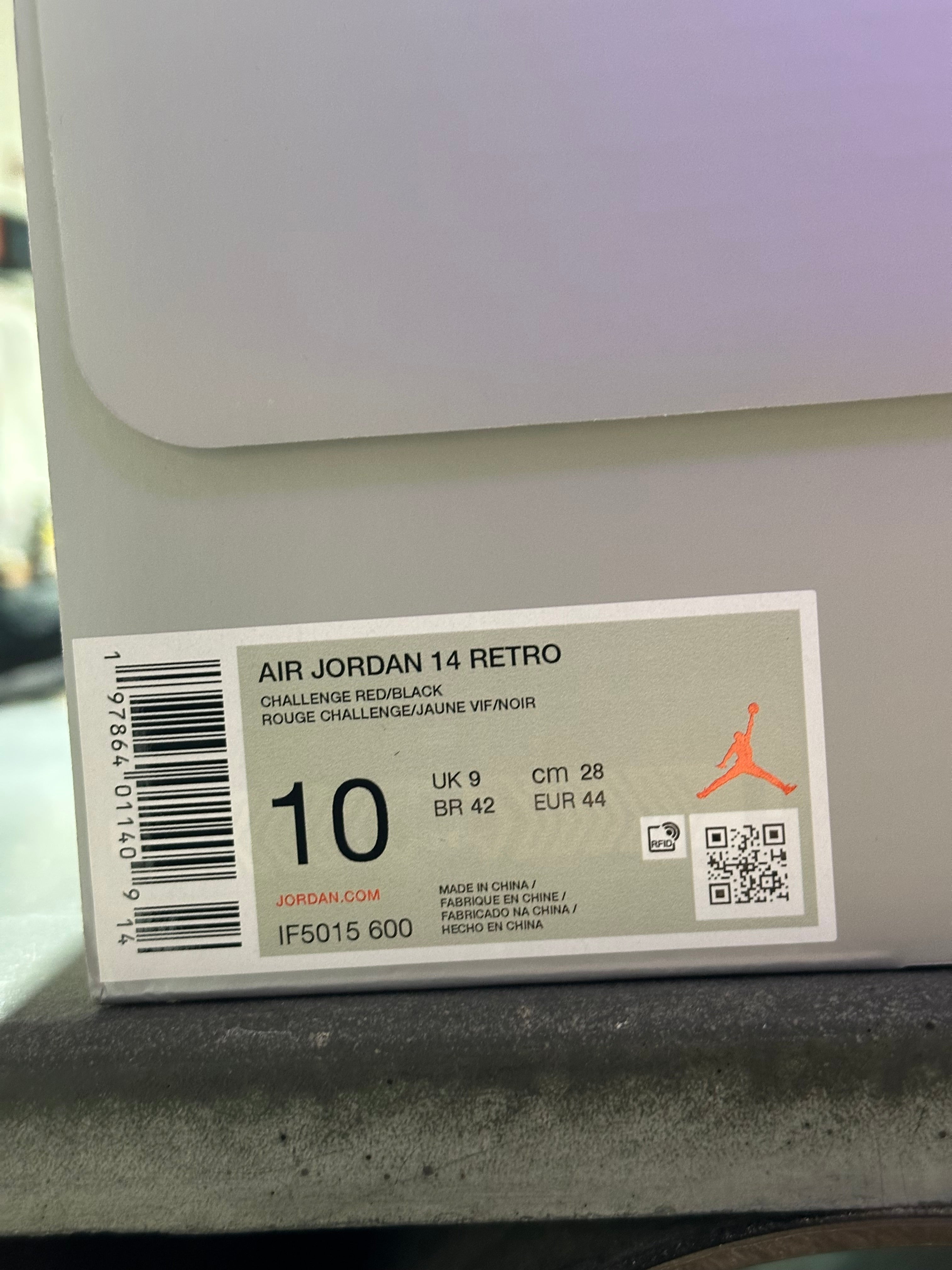 Air Jordan 14 Retro - Ferrari 2025 Size 10