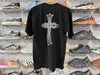 USED VTG Chrome Hearts Back Cross Pocket Tee - Black Size Large