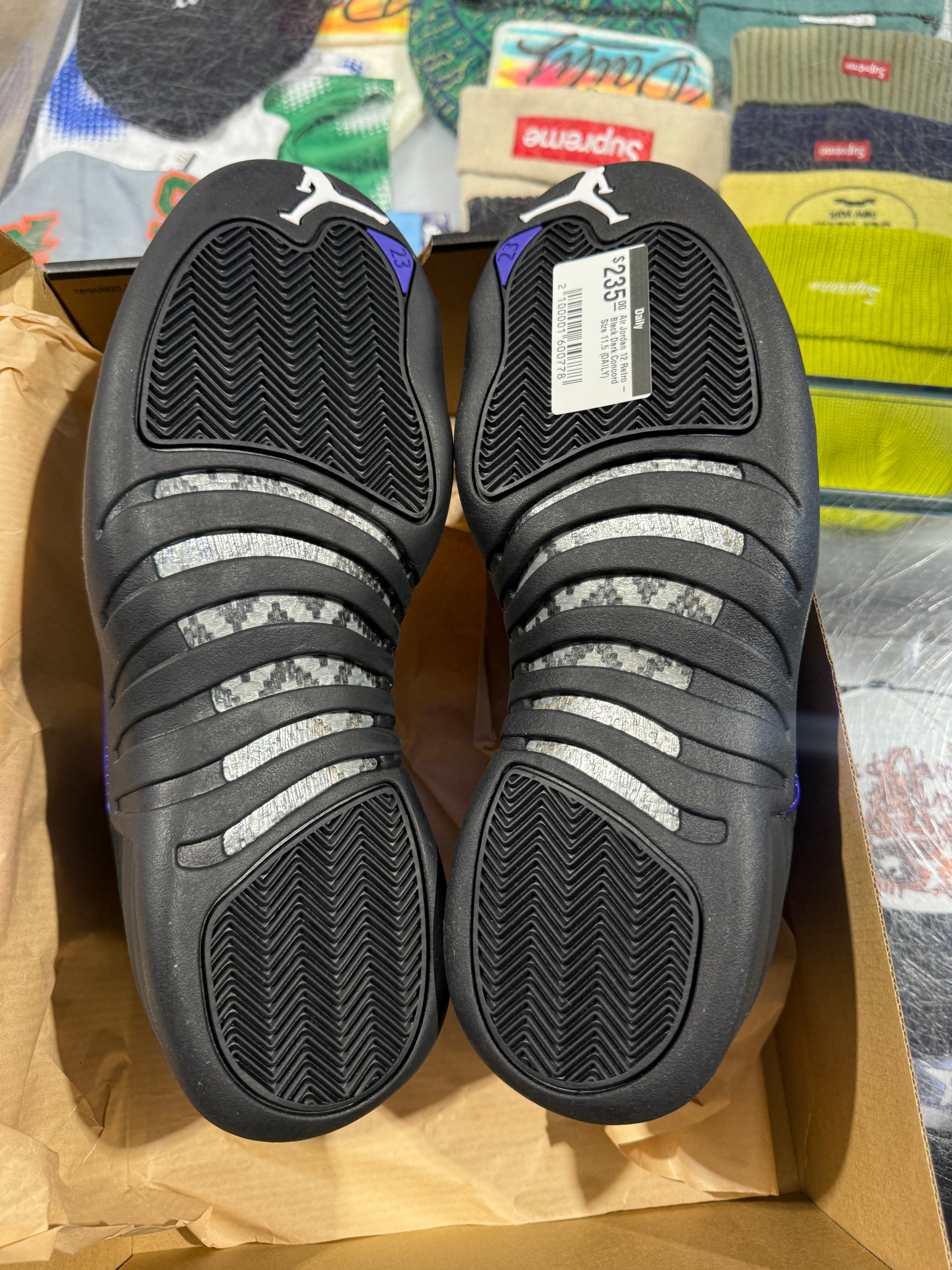 Air Jordan 12 Retro - Black Dark Concord Size 11.5