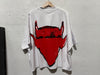 NEW Billionaire Studios Red Demon Tee - White