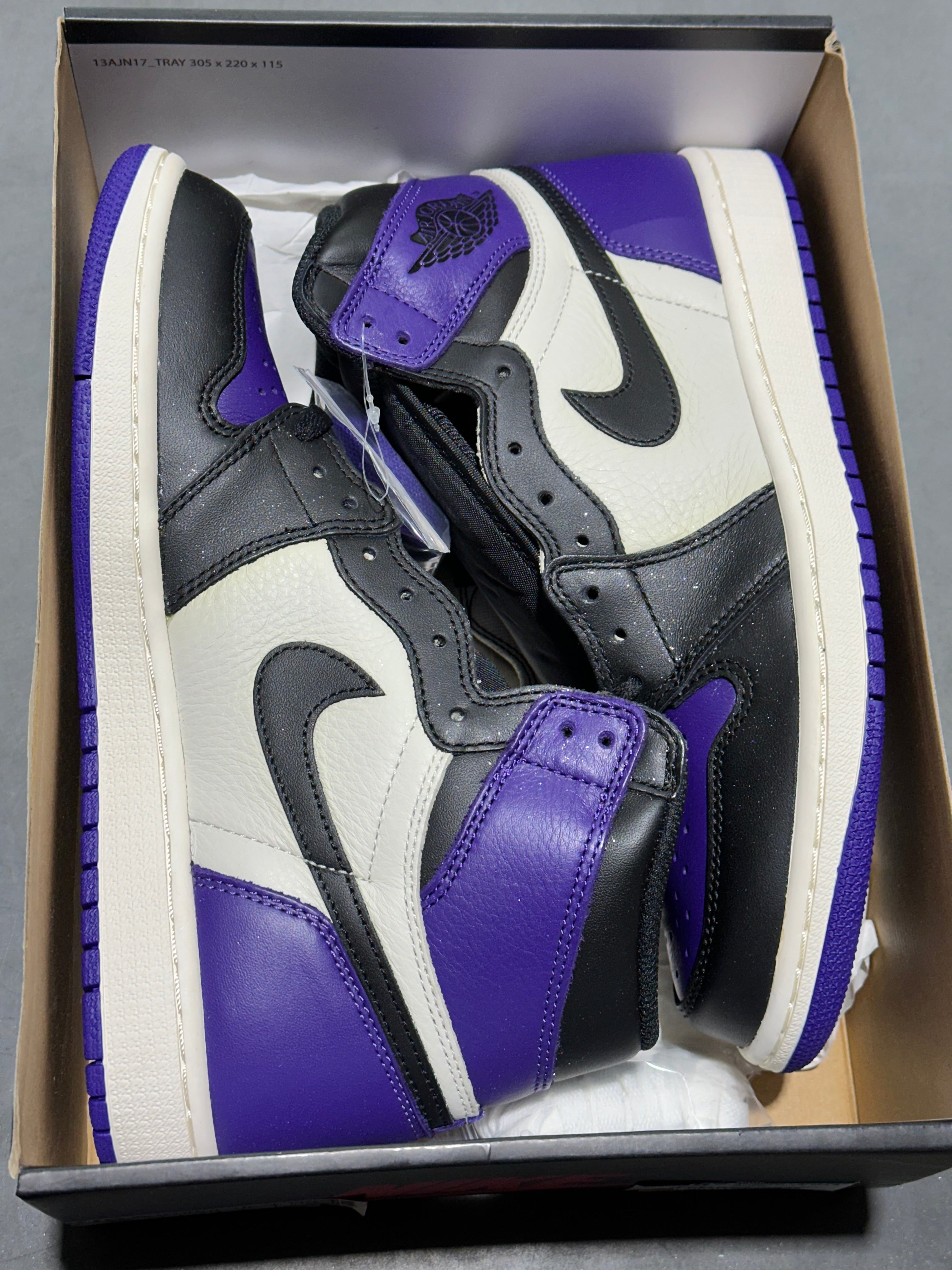 Air Jordan 1 Retro High - Court Purple Size 9