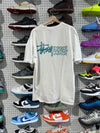 USED Stussy Superior Quality Tee - Pigment Dyed White Size XL