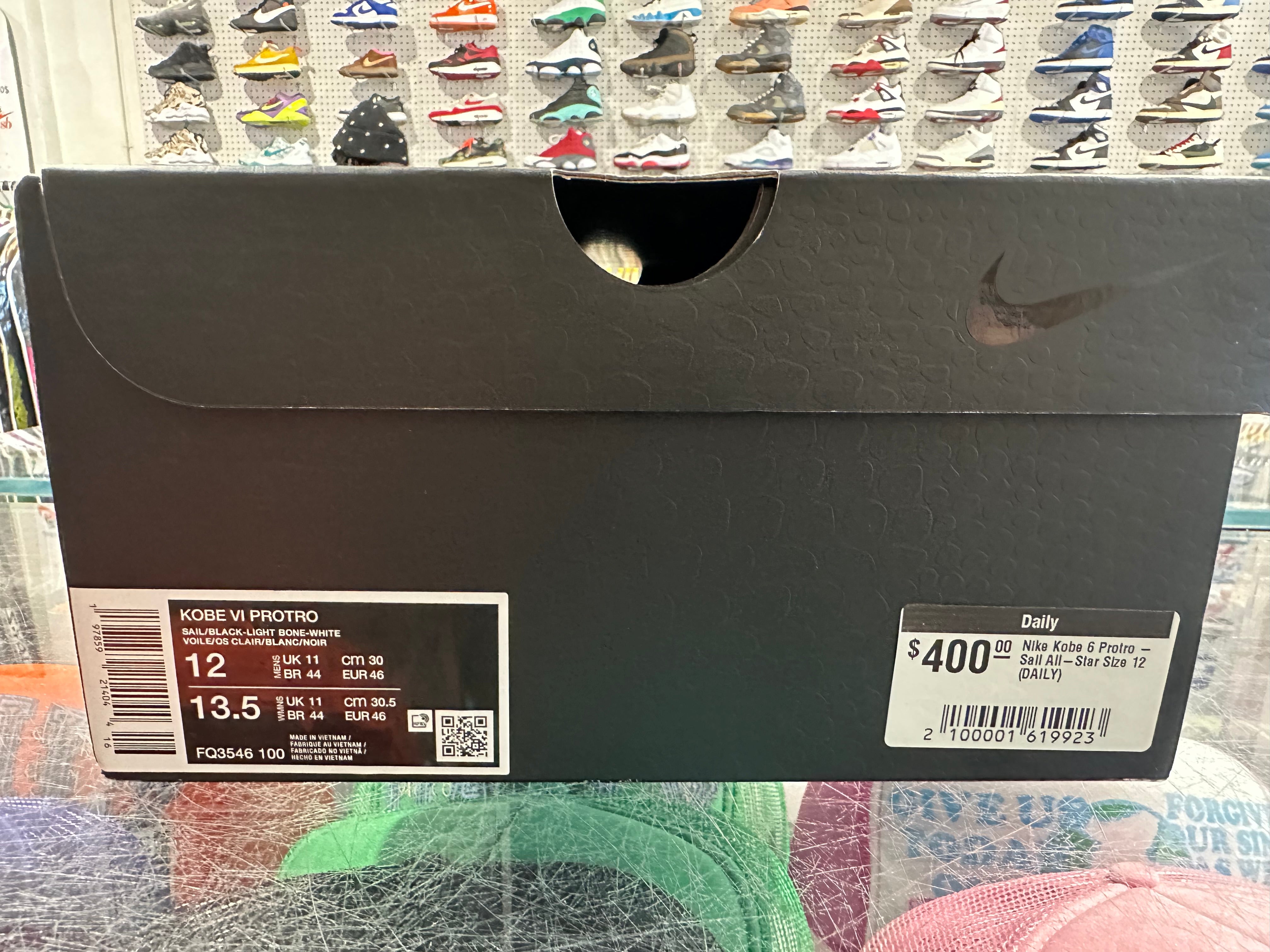 Nike Kobe 6 Protro - Sail All-Star Size 12