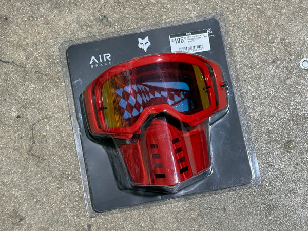 NEW Supreme x Fox Racing Goggles - Red