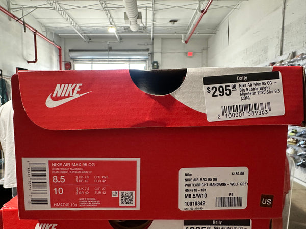 Nike Air Max 95 OG - Big Bubble Bright Mandarin 2025