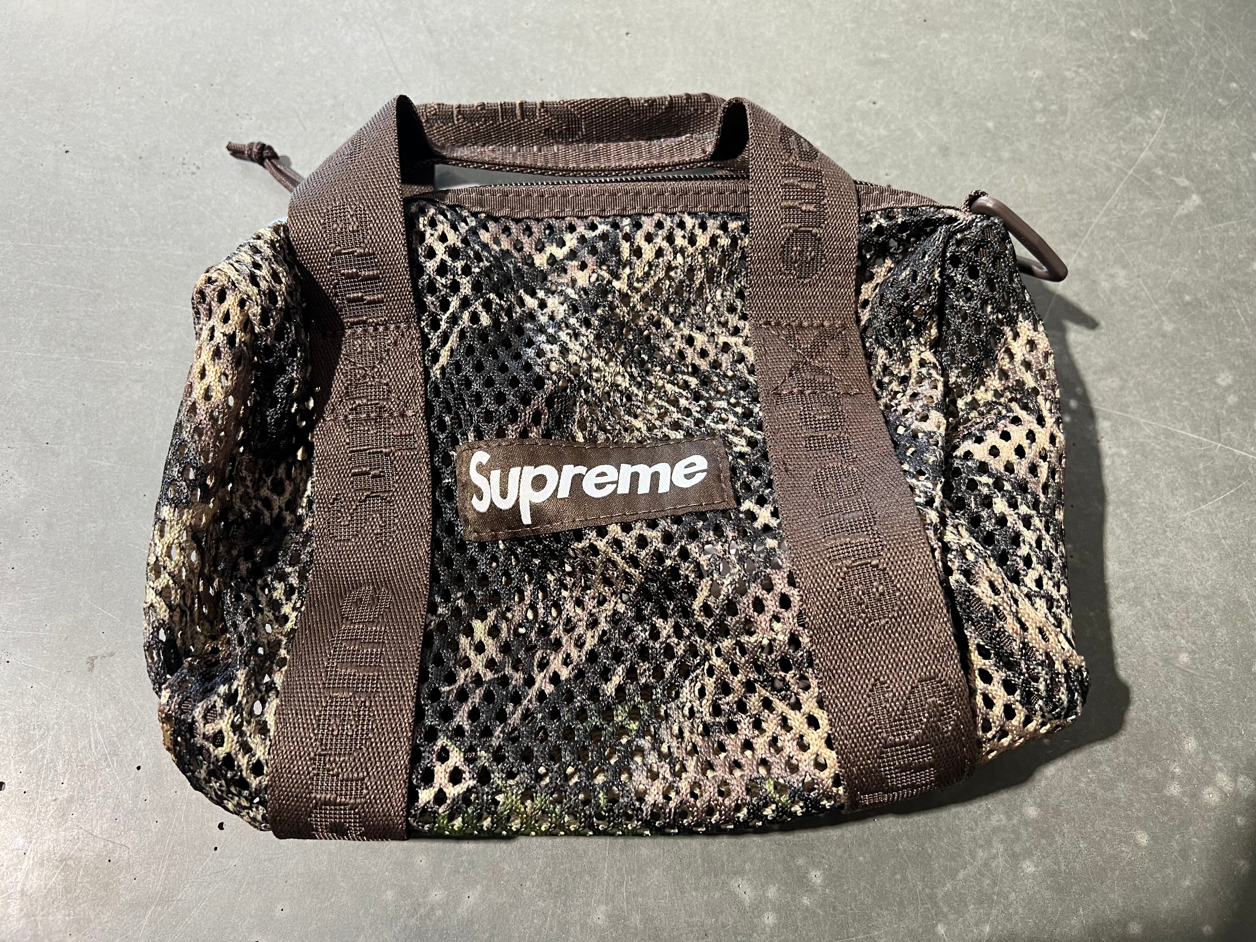 NEW Supreme SS25 Mesh Mini Duffle Bags
