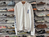 NEW Chome Hearts Fleece Zip Up Hoodie - White/Blue Size XL