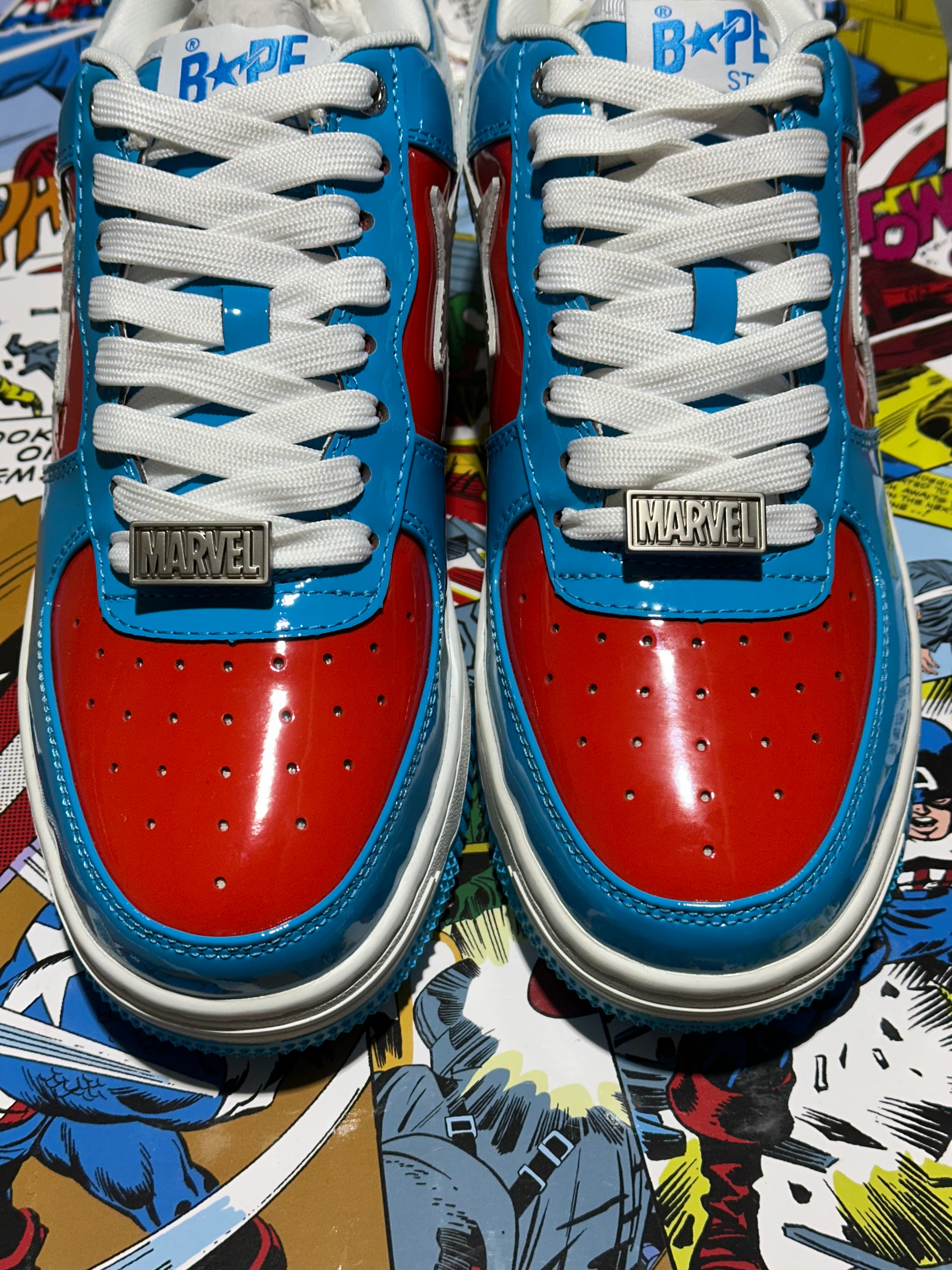 A Bathing Ape Bape Sta - Marvel Comics/Captain America Size 10
