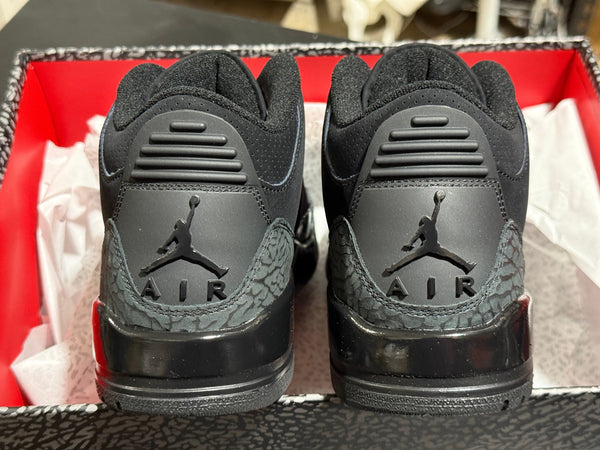 Air Jordan 3 Retro - Black Cat 2025 Size 12.5