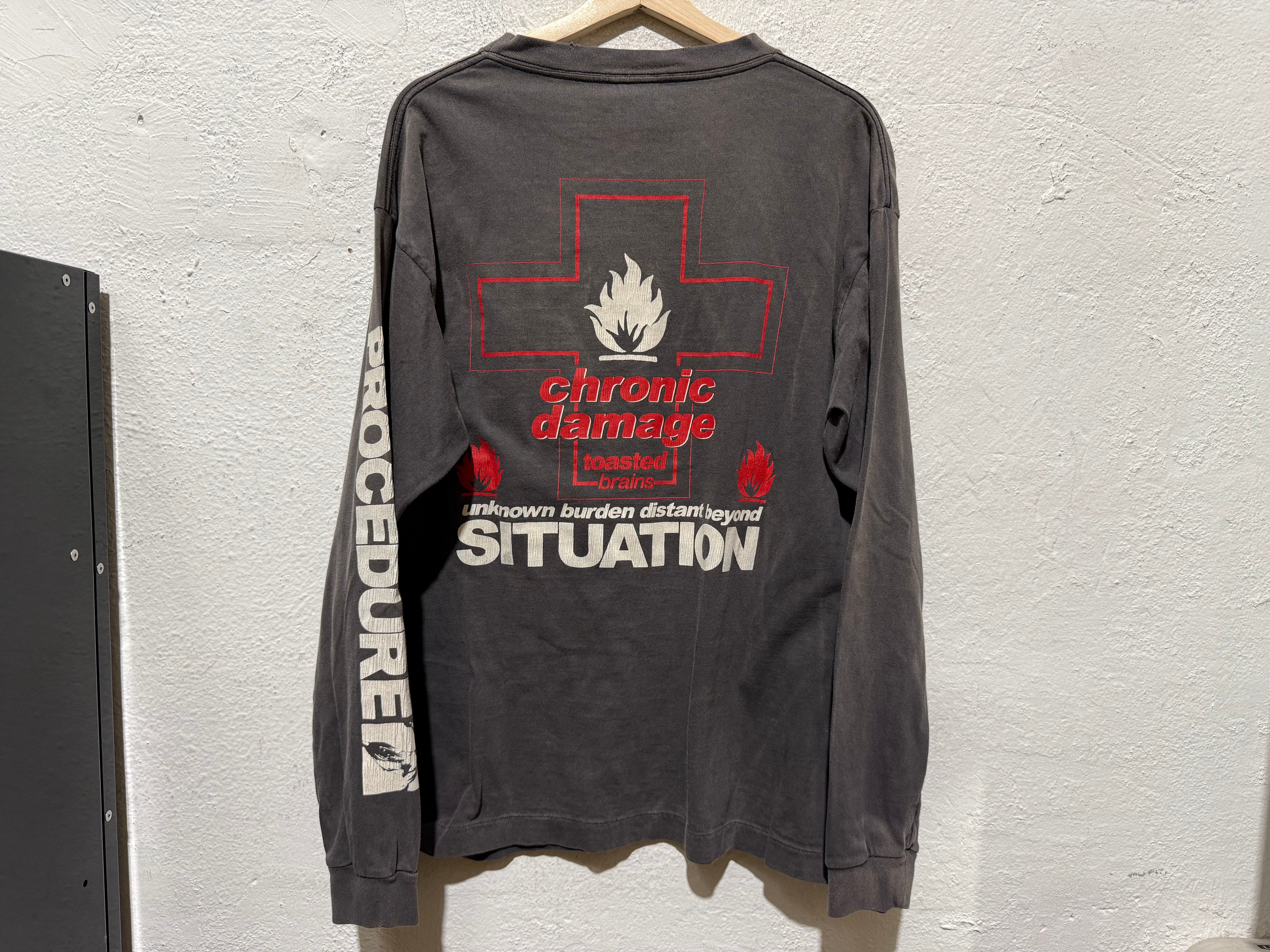 Saint Michael Unknown Danger Spiritual L/S Tee - Black Size Large