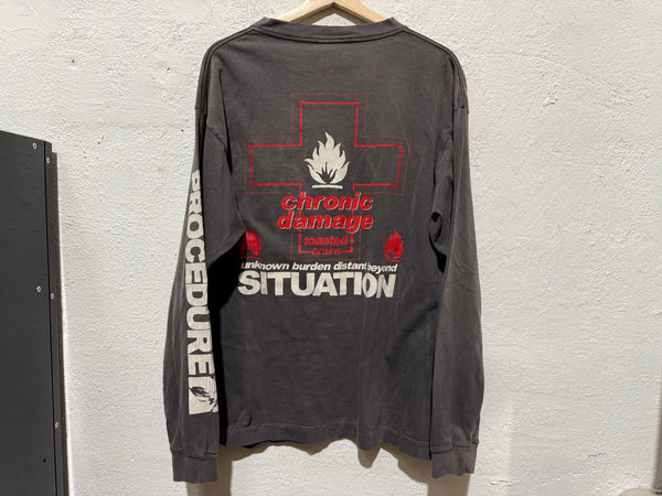 Saint Michael Unknown Danger Spiritual L/S Tee - Black Size Large