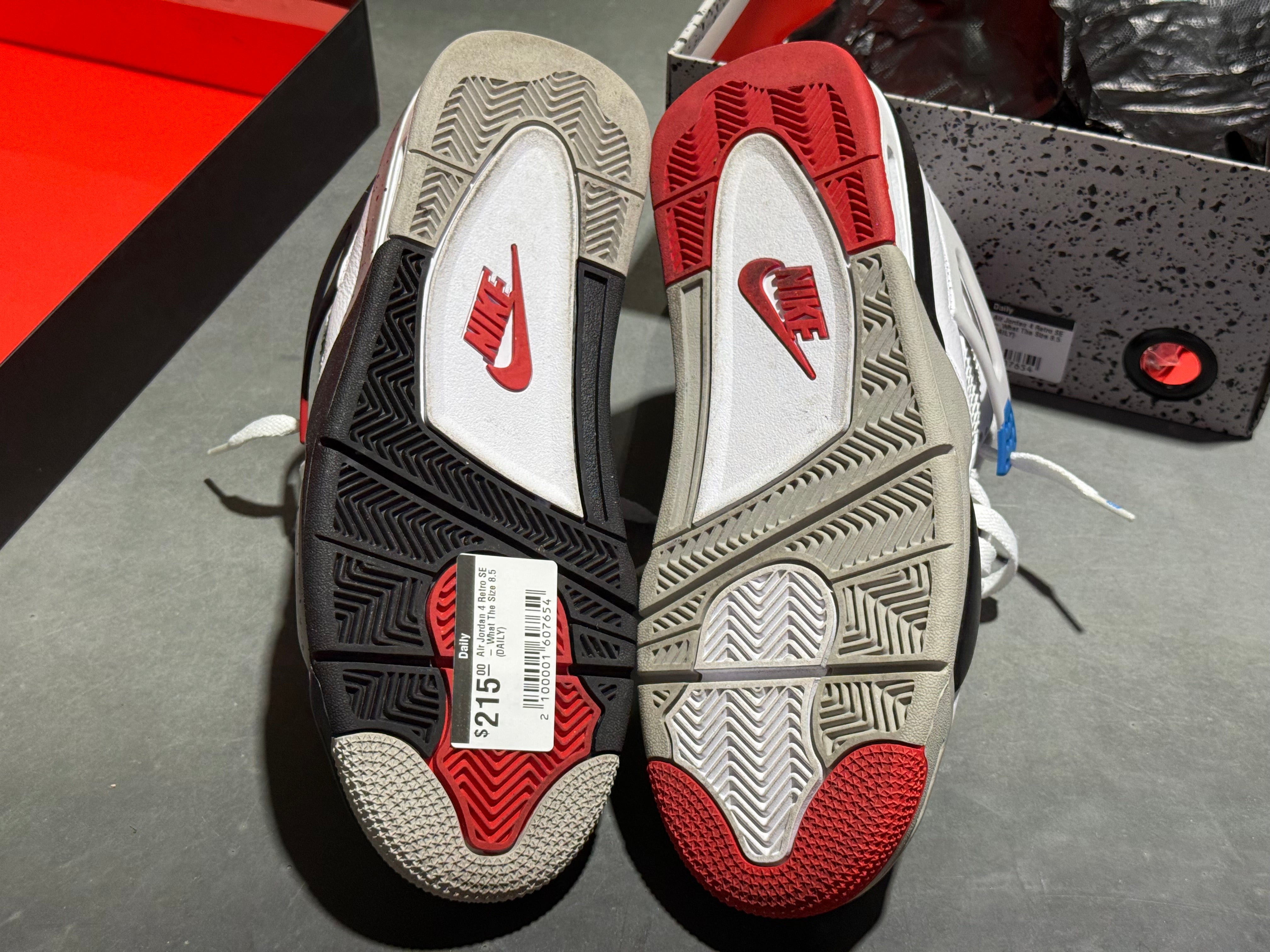 Air Jordan 4 Retro SE - What The Size 8.5