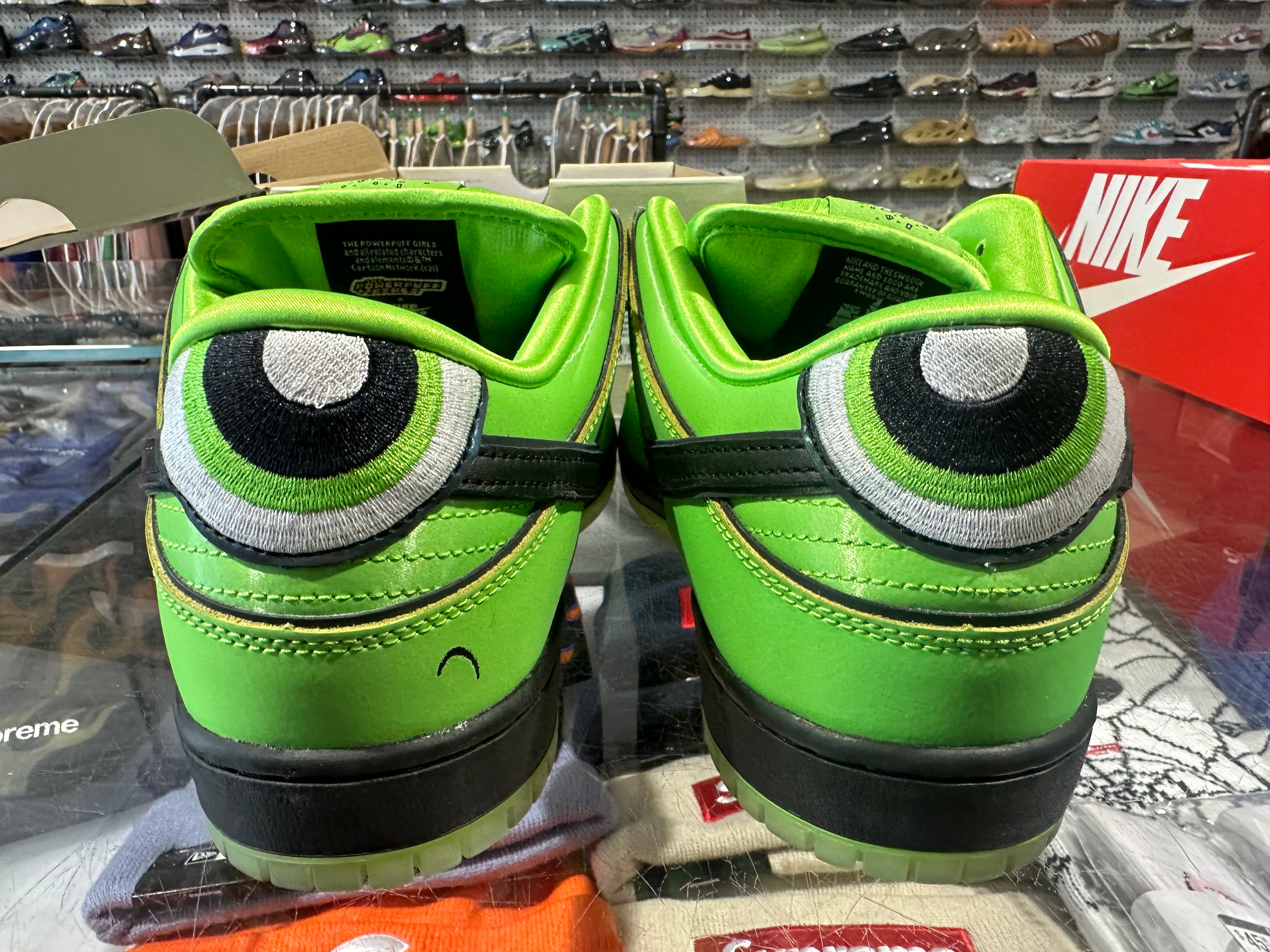 Nike SB Dunk Low Pro QS - Powerpuff Girls/Buttercup Size 11.5