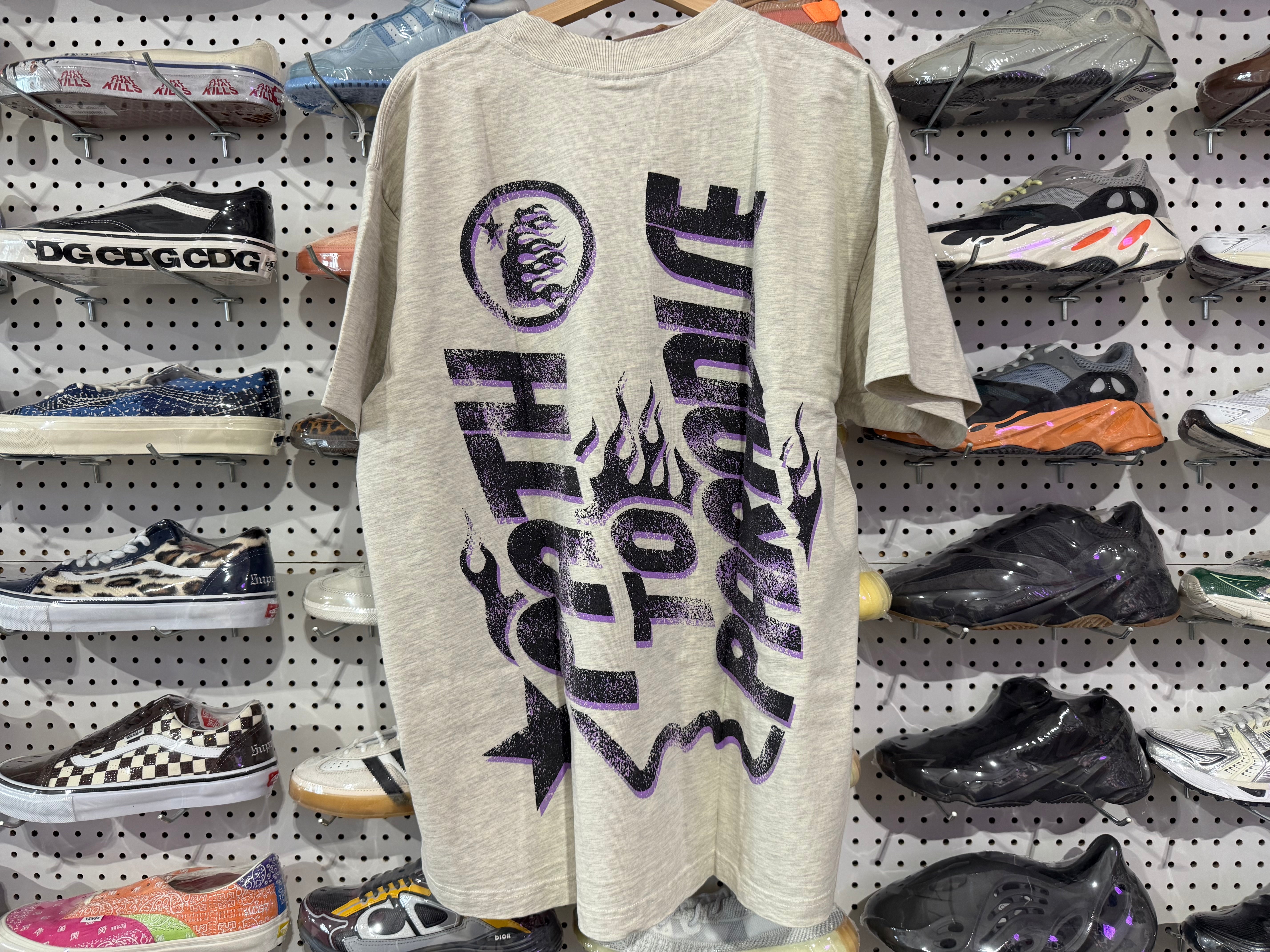 NEW Hellstar Jesus Tee - Grey Size XL
