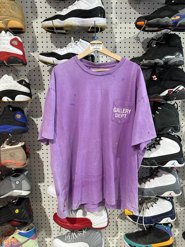 Gallery Dept Vintage Logo Painted Tee - Purple Size XXL