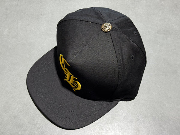 NEW Chrome Hearts 5 Panel Snapback - Black/Yellow