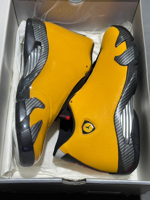 Air Jordan 14 Retro - University Gold/Yellow Ferrari Size 10.5