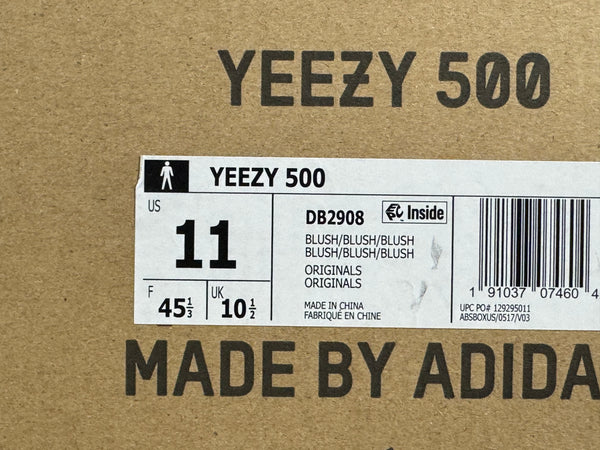 adidas Yeezy 500 - Blush Size 11