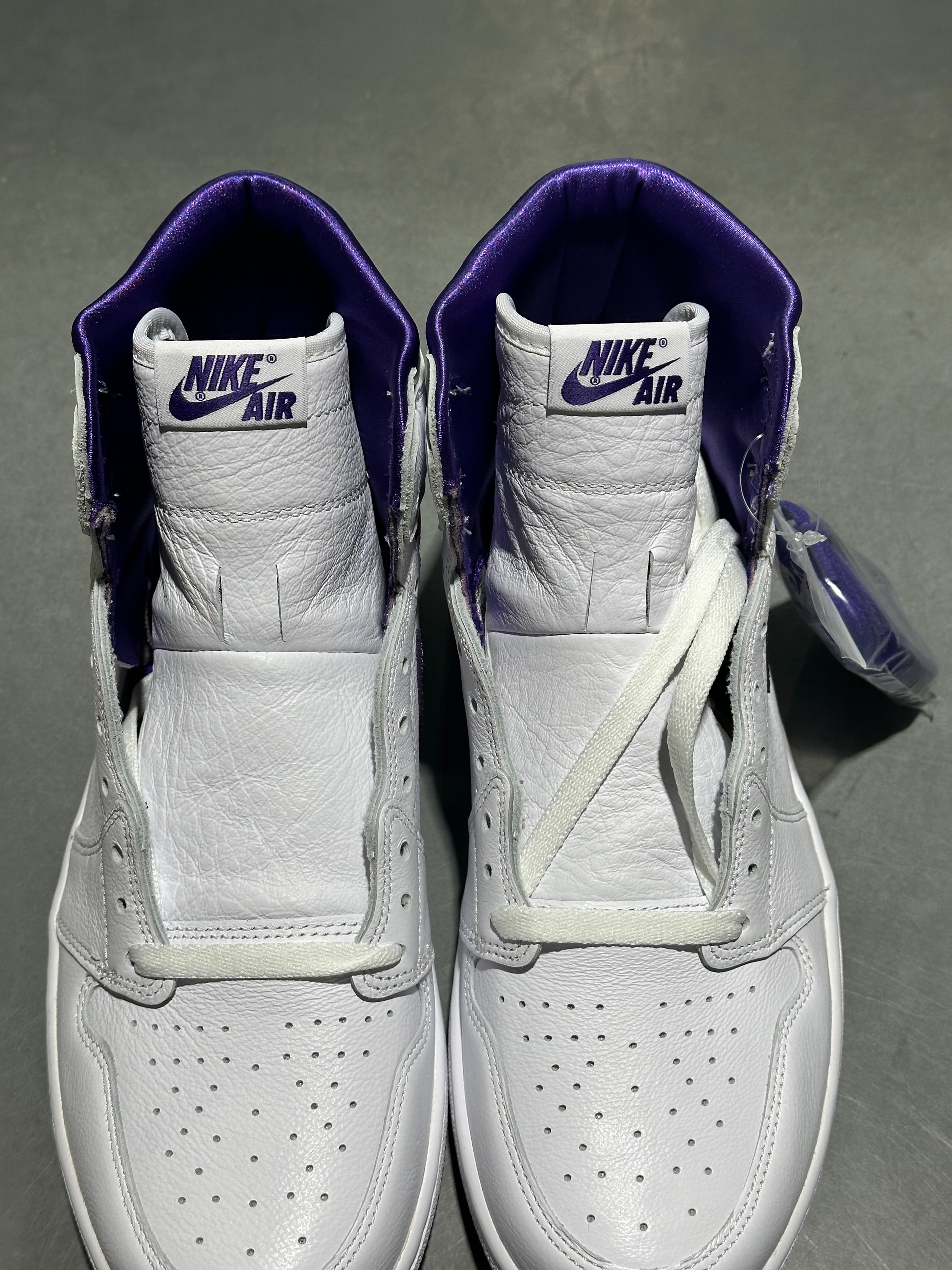 WMNS Air Jordan 1 High OG - Purple Metallic Size 11W/9.5M