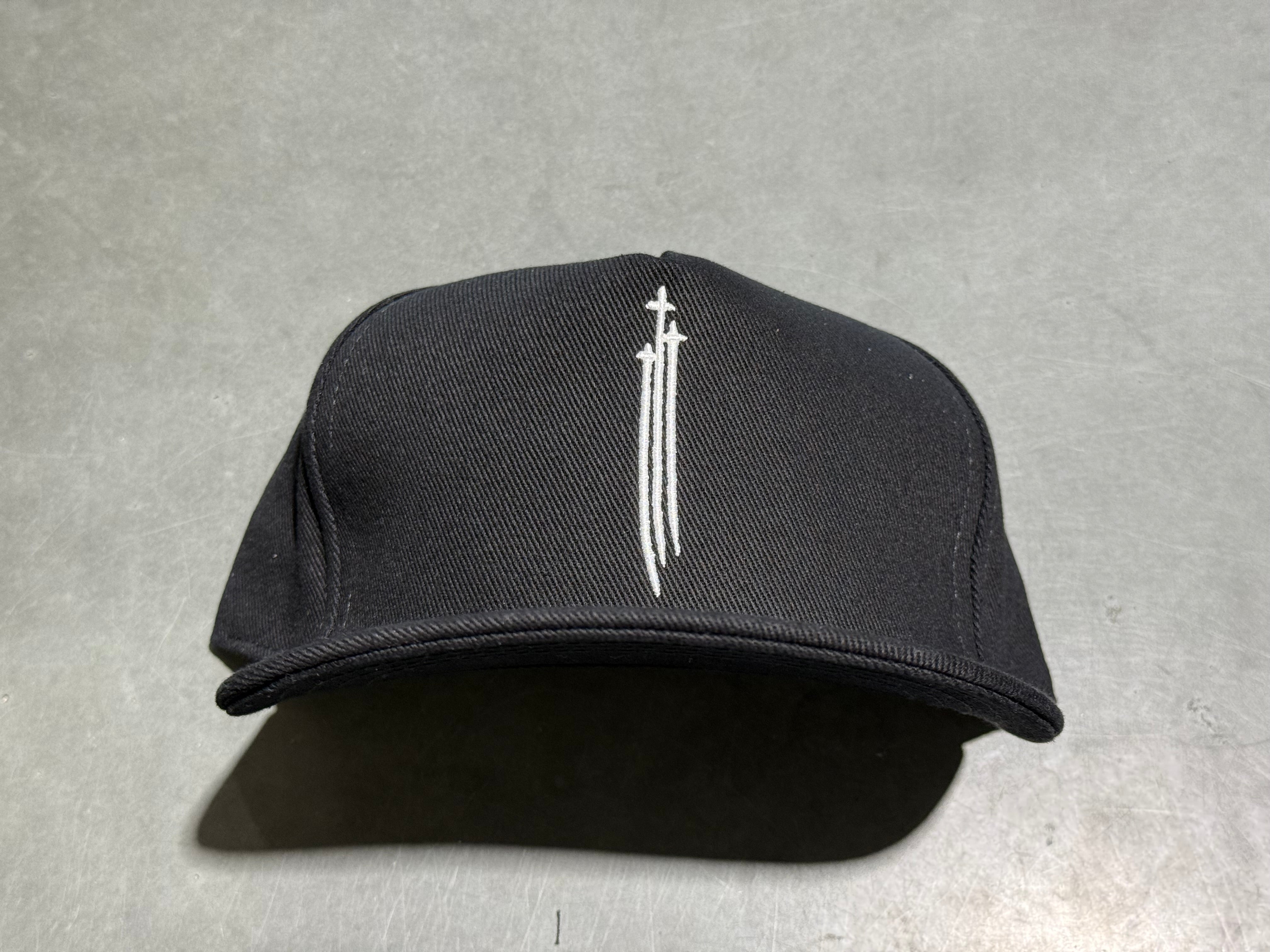 NEW Chrome Hearts Denim Baseball Cap - 3 Crosses