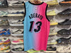 Nike Miami Heat Adebayo #13 Autographed Jersey - Miami Vice Size XL