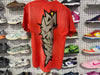 NEW Hellstar Crack Print Tee - Red Size Small