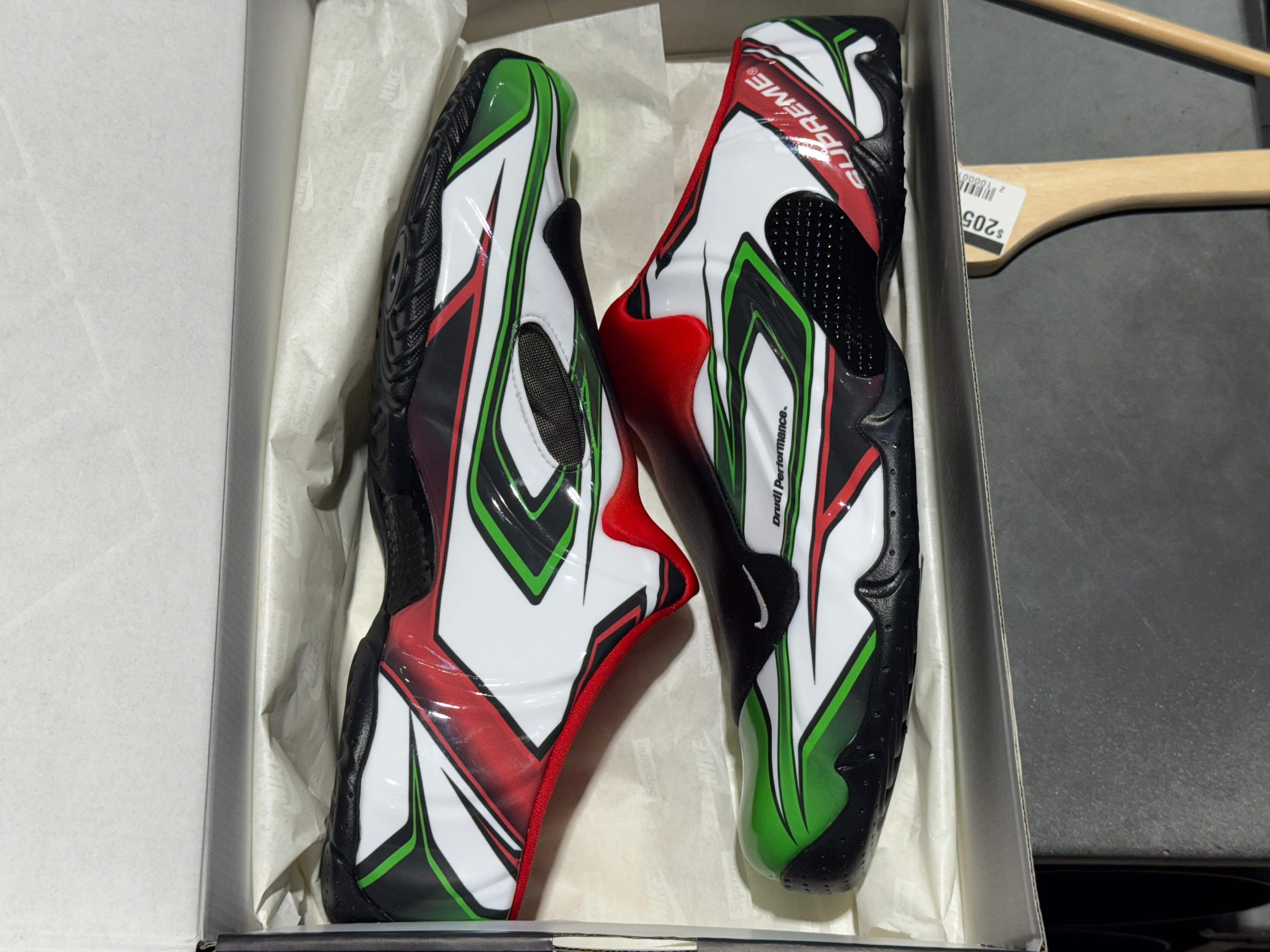 Nike Clogposite - Supreme White Gym Red Green Size 13