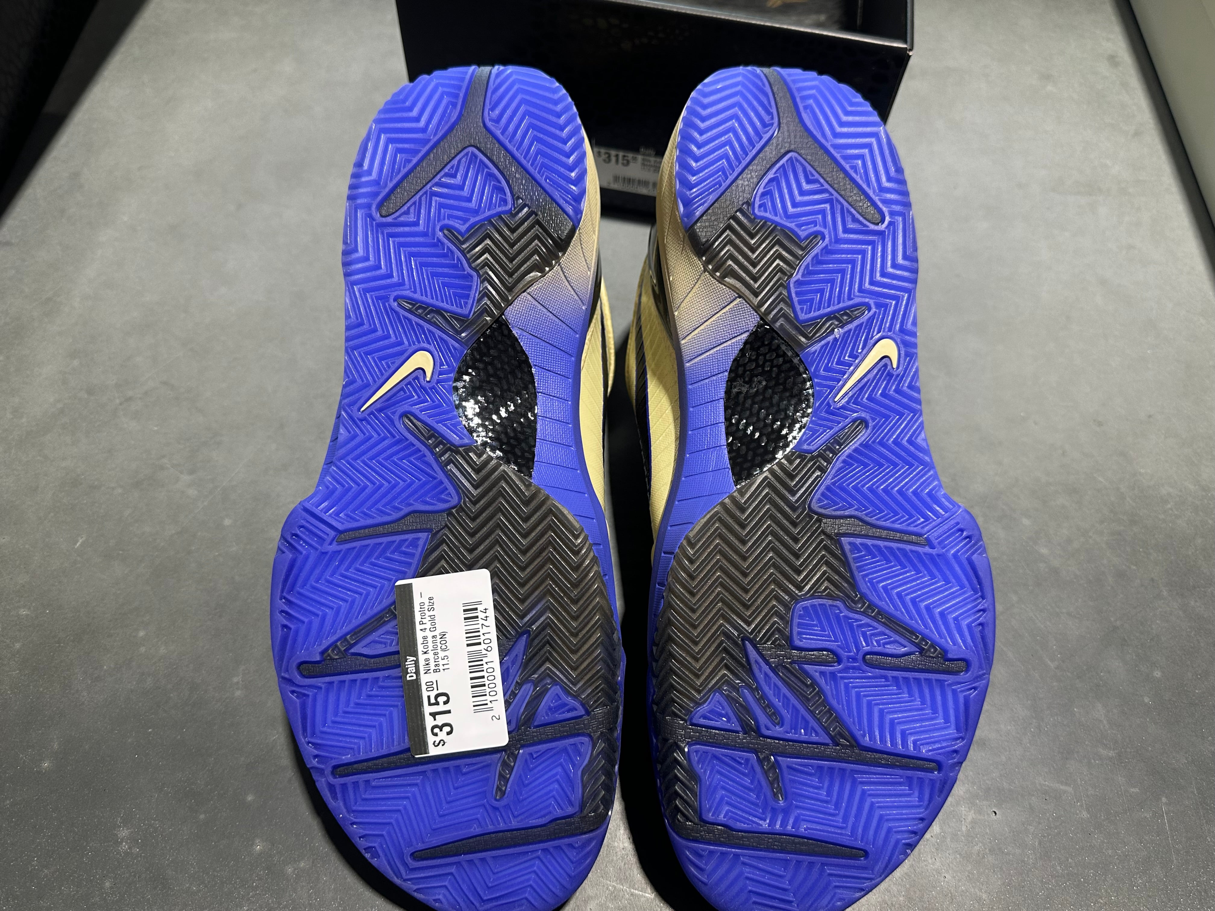 Nike Kobe 4 Protro - Barcelona Gold Size 11.5