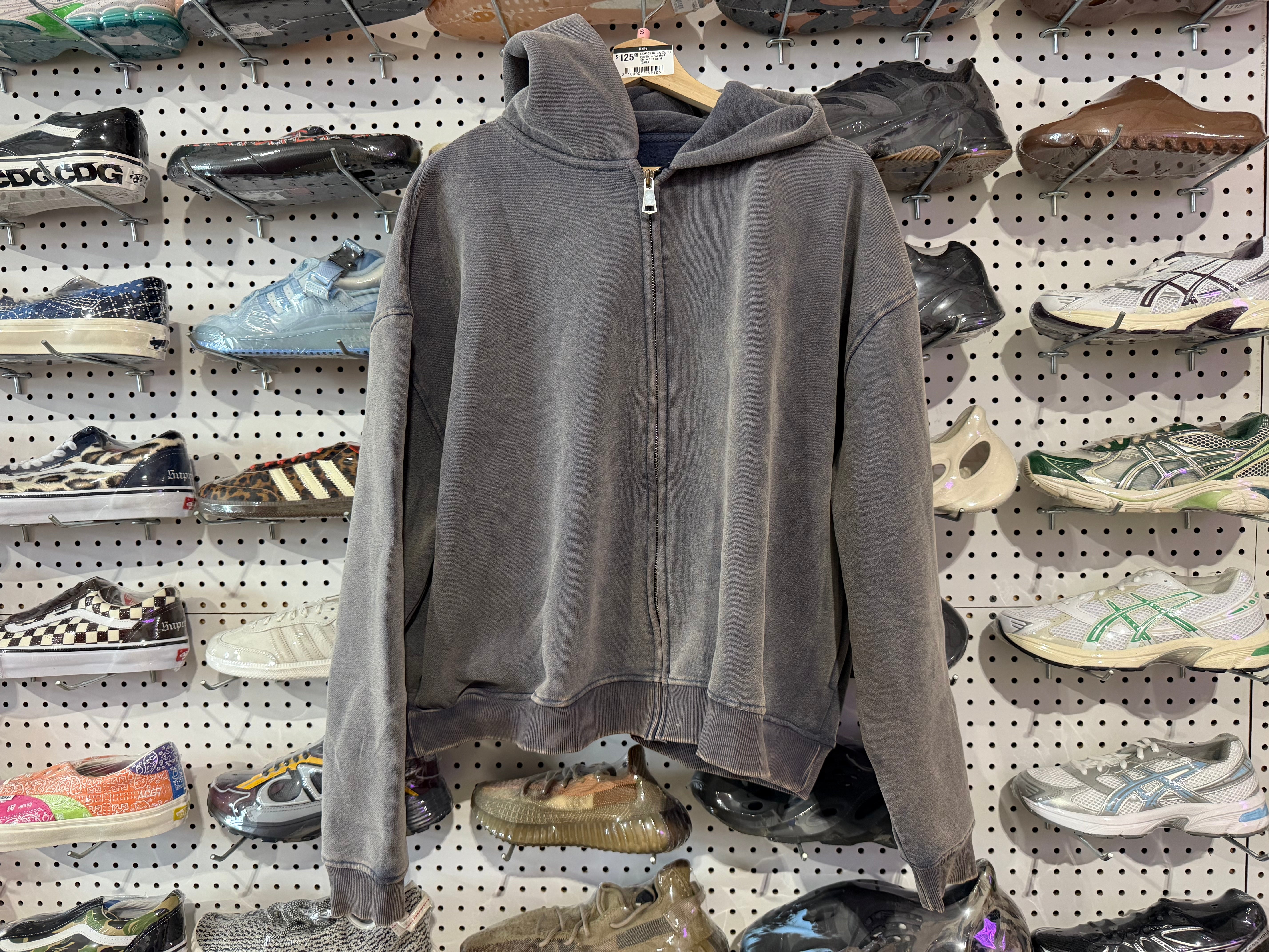 NEW GV Gallery Zip Up Hoodie - Washed Stone