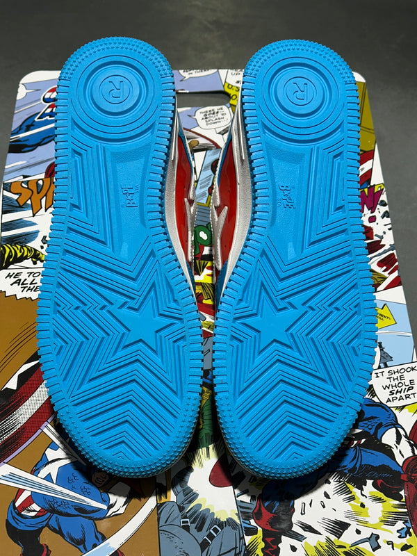 A Bathing Ape Bape Sta - Marvel Comics/Captain America Size 10