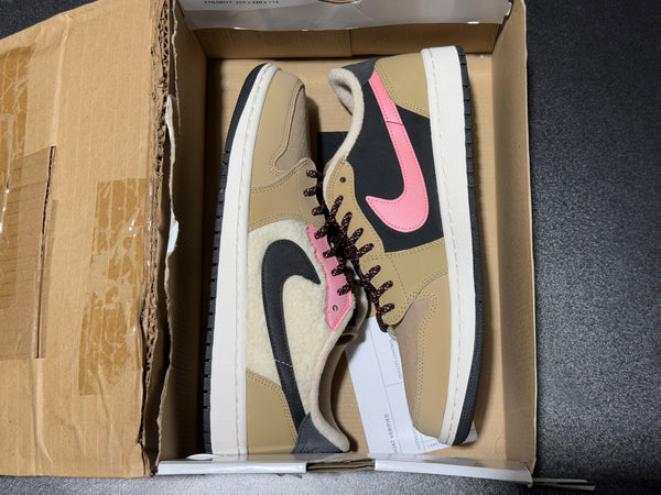 WMNS Air Jordan 1 Retro Low OG - Fleece/Parachute Beige Size 9.5W/8M
