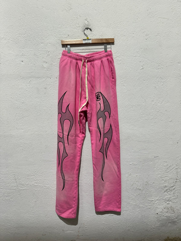 NEW Hellstar Flame Sweatpants - Pink Size Medium (DAILY)
