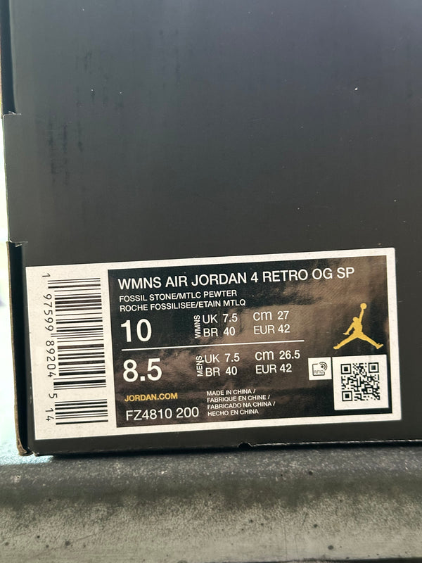 Air Jordan 4 Retro OG SP - AMM While You Were Sleeping Size 10W/8.5M