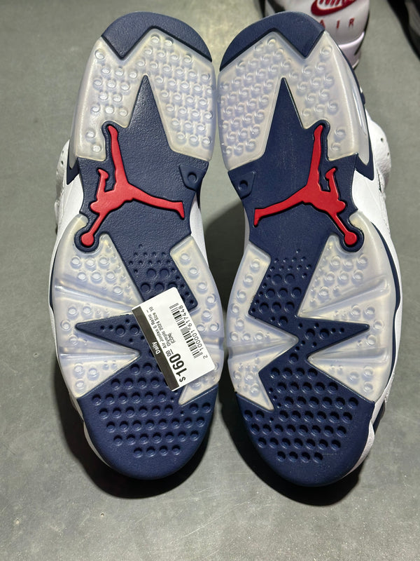 Air Jordan 6 Retro - Olympic 2024 Size 10