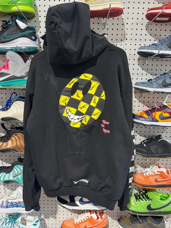 NEW Chrome Hearts Matty Boy Ninety Nine Eyes Pretense hermal Hoodie - Black Size Large