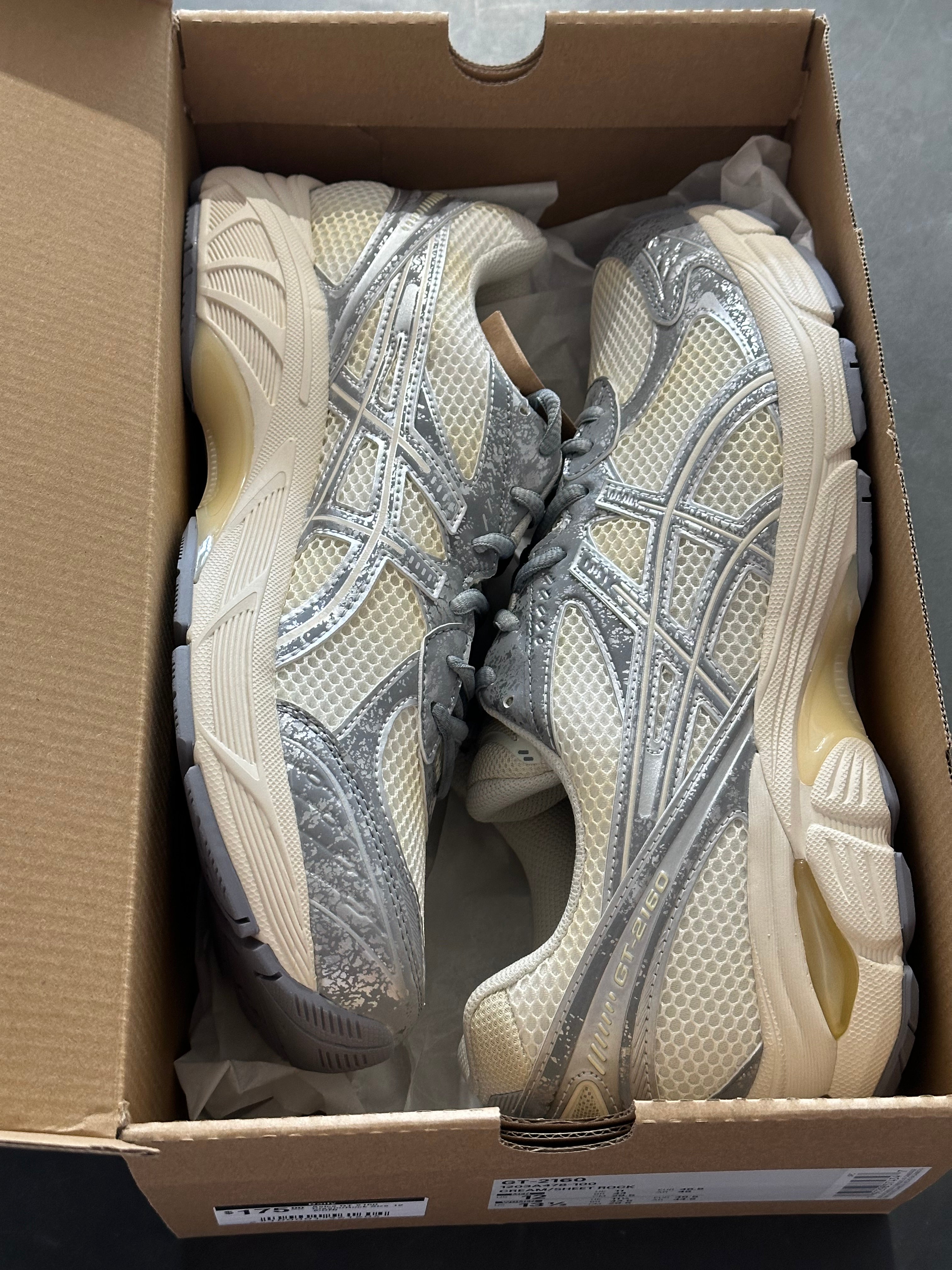 Asics GT 2160 - Cream/Rock Size 12