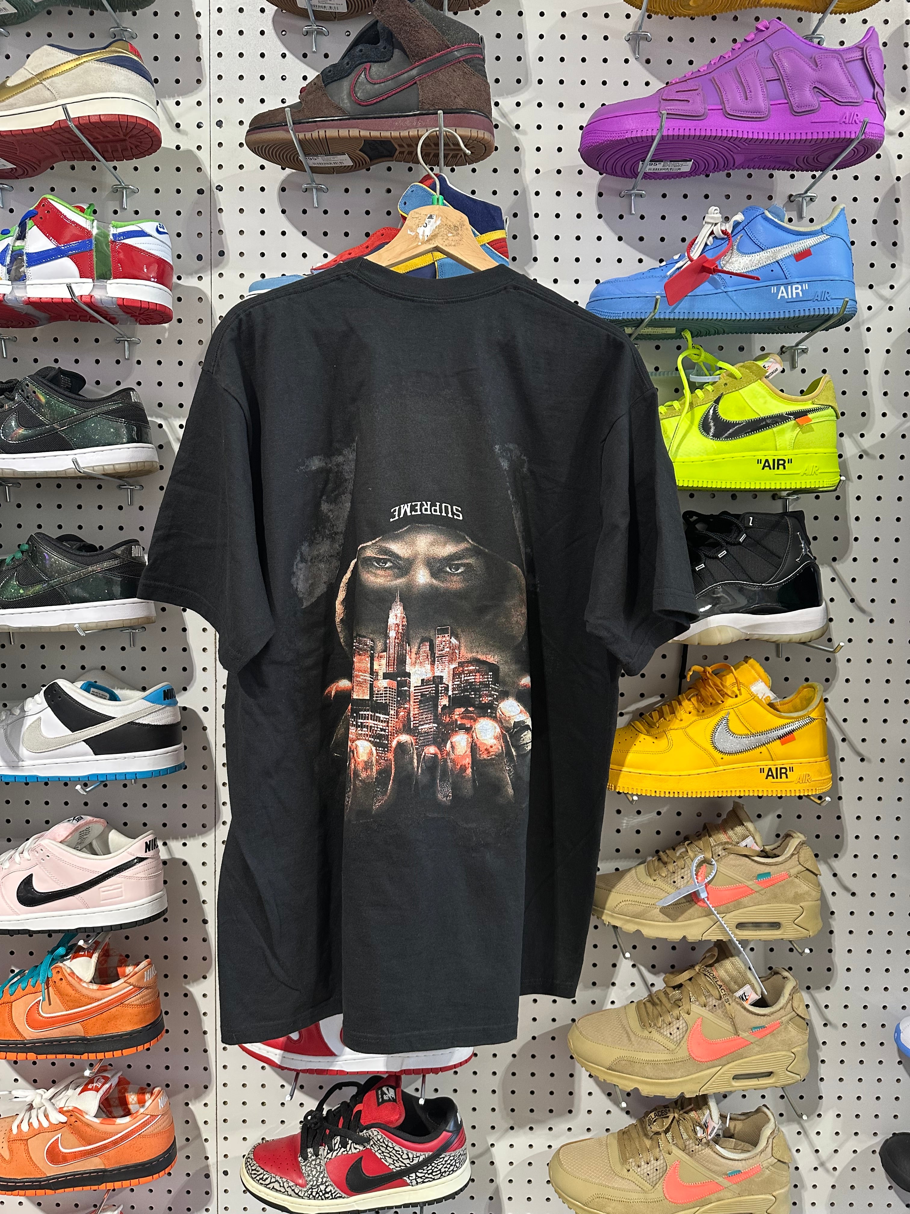 USED Supreme Fight For New York Tee - Black Size XL