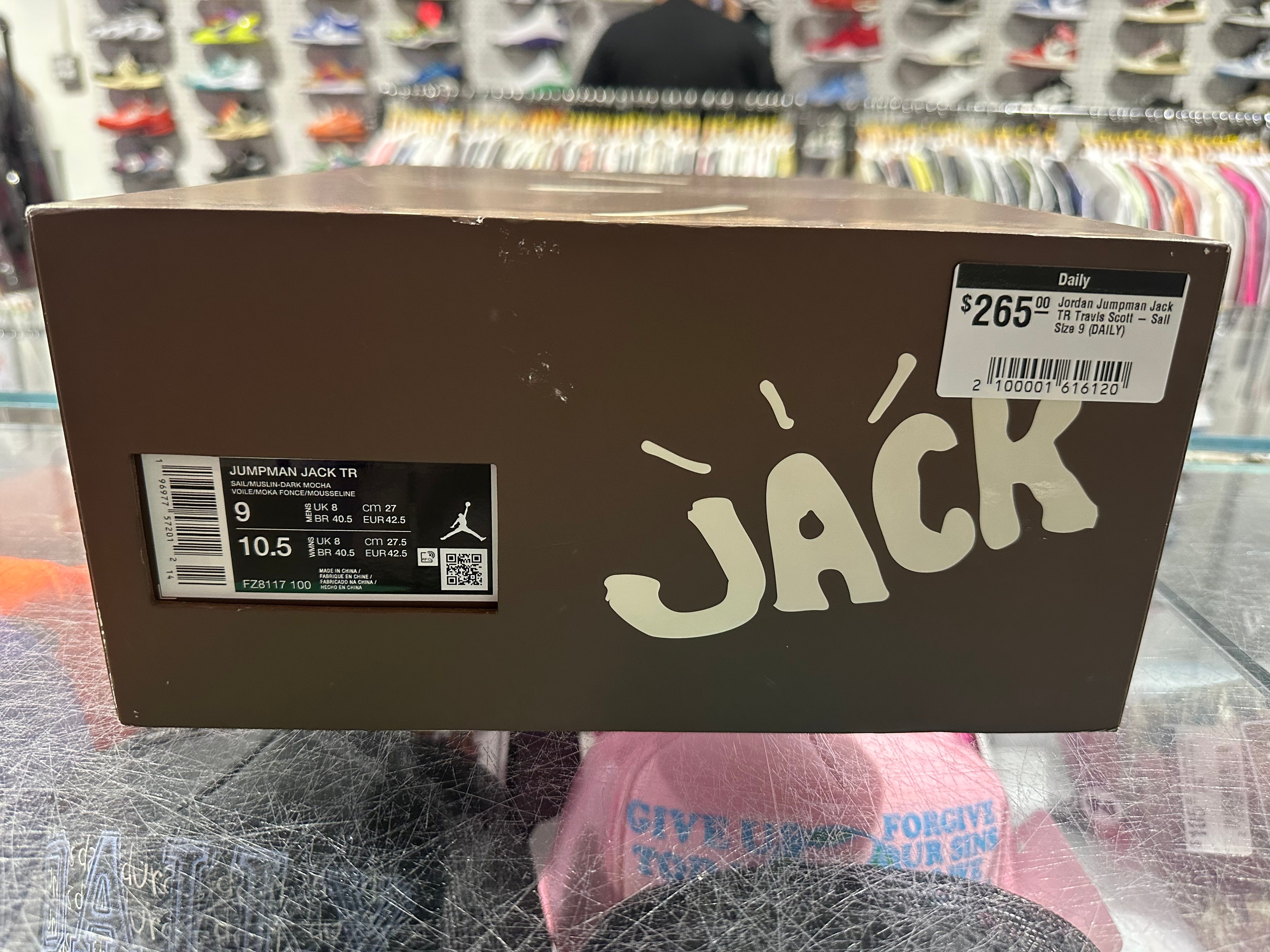 Jordan Jumpman Jack TR Travis Scott - Sail Size 9