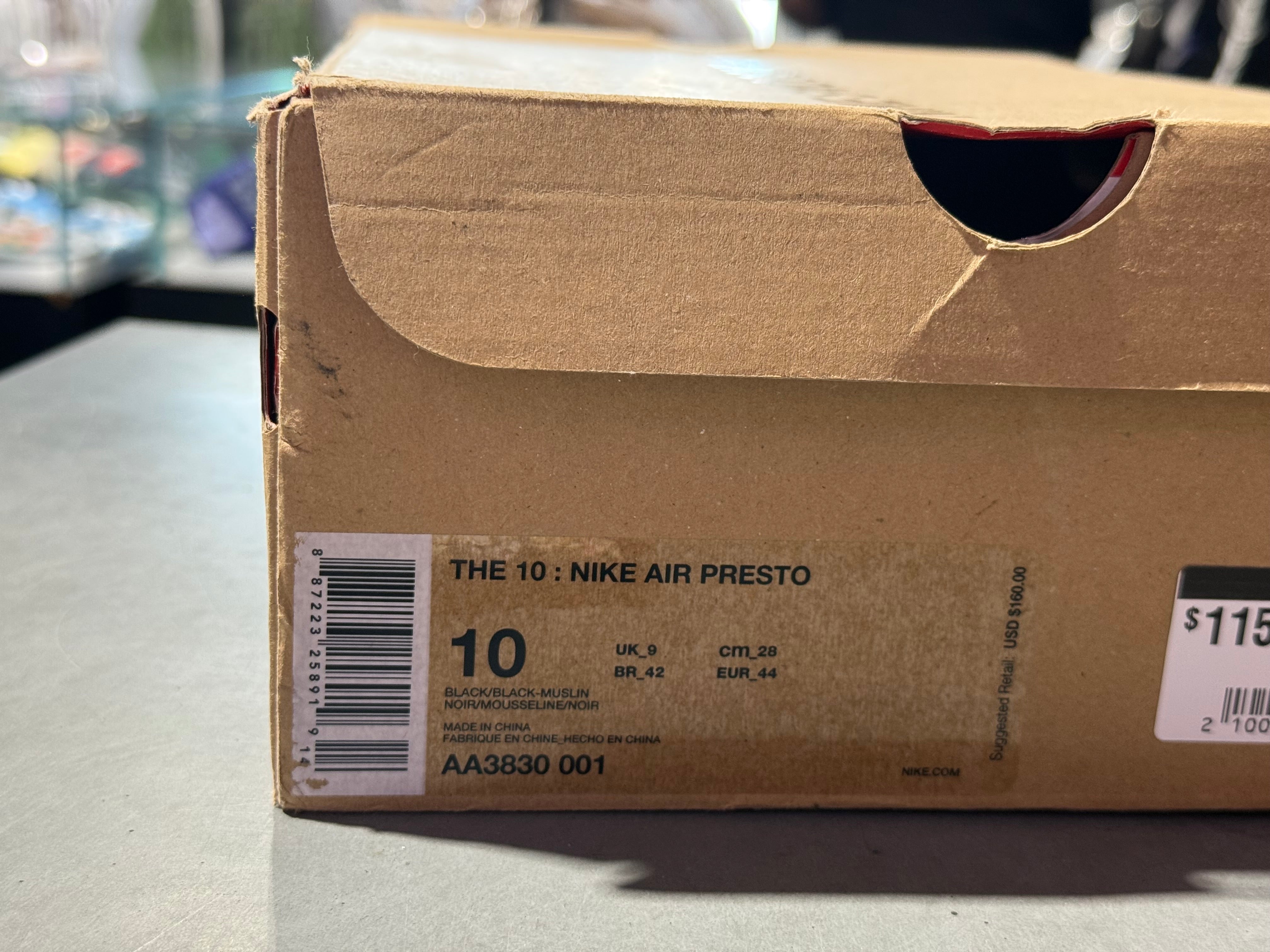 Nike x Off White The 10: Air Presto OG Size 10