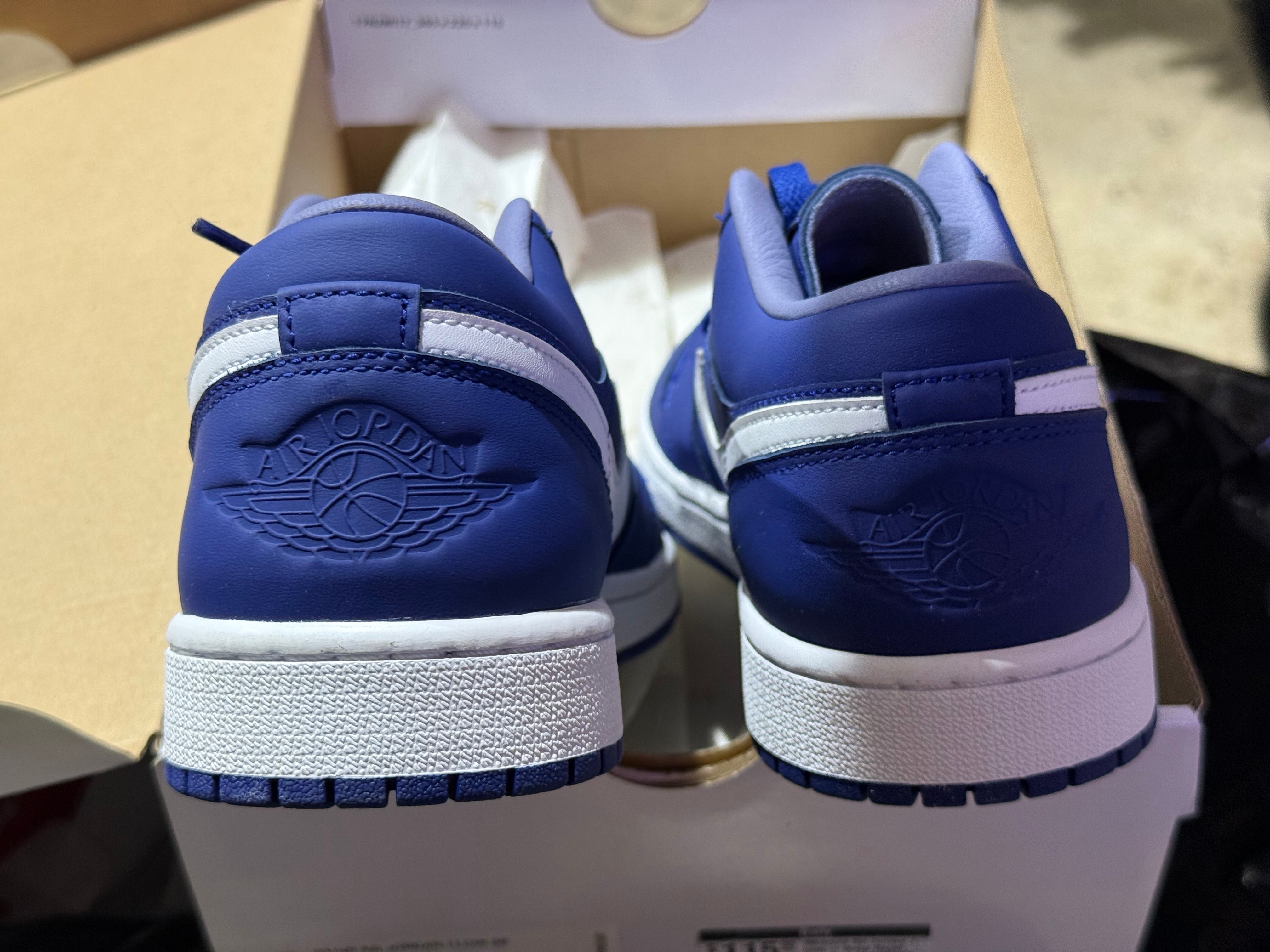 Womens Air Jordan 1 Low - Deep Royal Blue Size 11.5W/10M