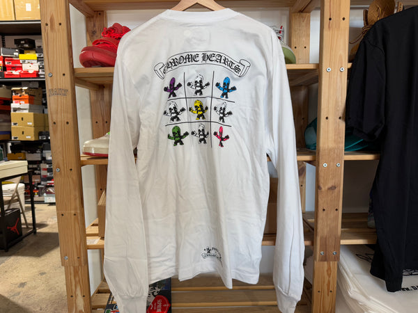 NEW Chrome Hearts FOTI Take Teeter Longsleeve Tee - White Size Large