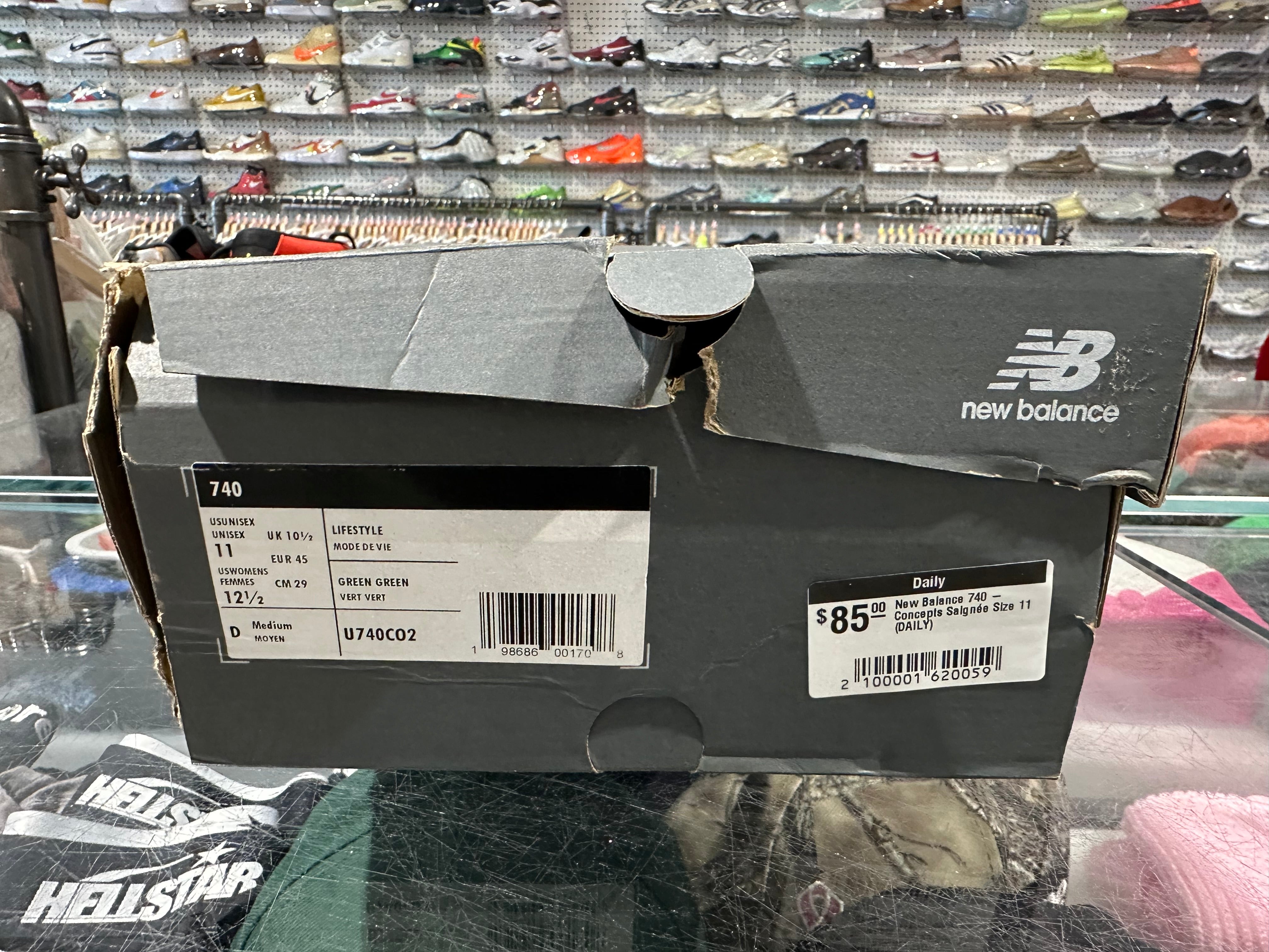 New Balance 740 - Concepts Saignée Size 11