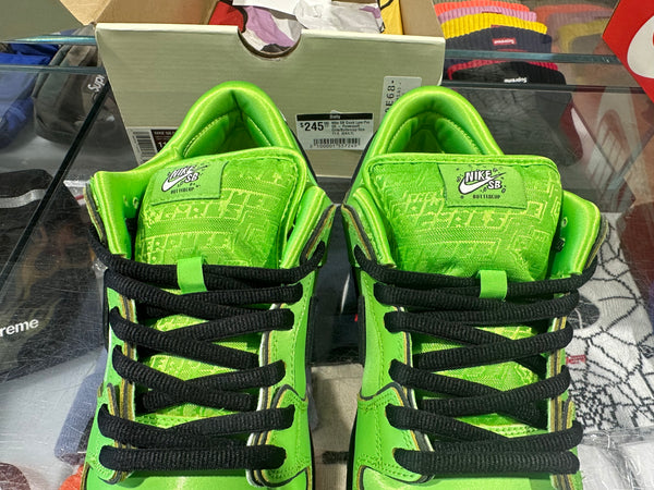 Nike SB Dunk Low Pro QS - Powerpuff Girls/Buttercup Size 11.5
